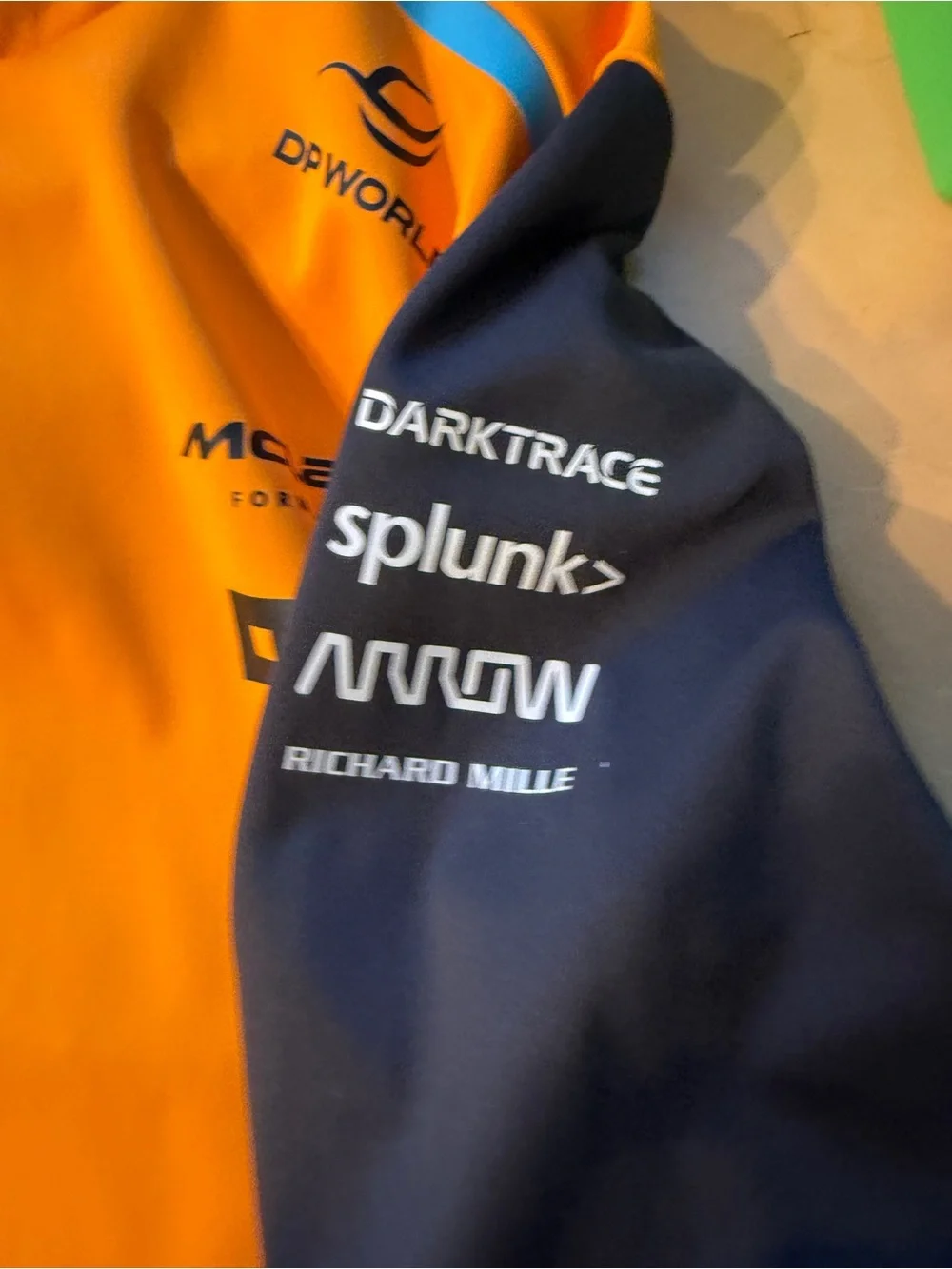 McLaren Formula 1 Team Black & Orange Pullover Youth M, worn twice